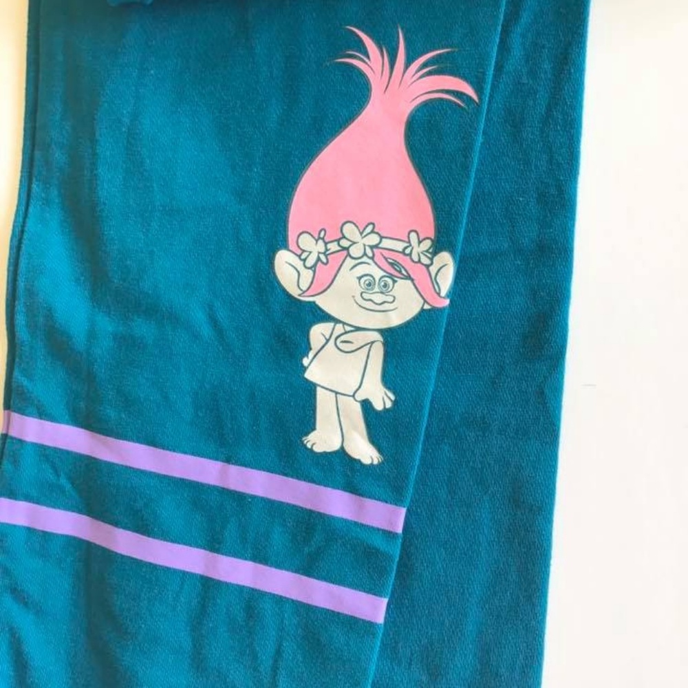 NWT Trolls leggings teal Dreamworks Juniors XS - Picture 2 of 5